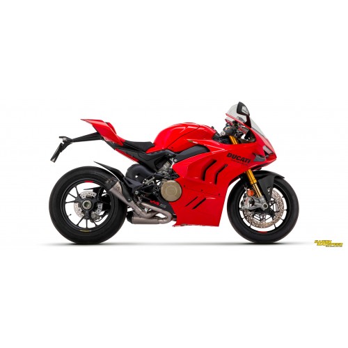 Pô ARROW Works Titanium Slip on Ducati Streetfighter / Panigale V4-V4S (chính hãng)